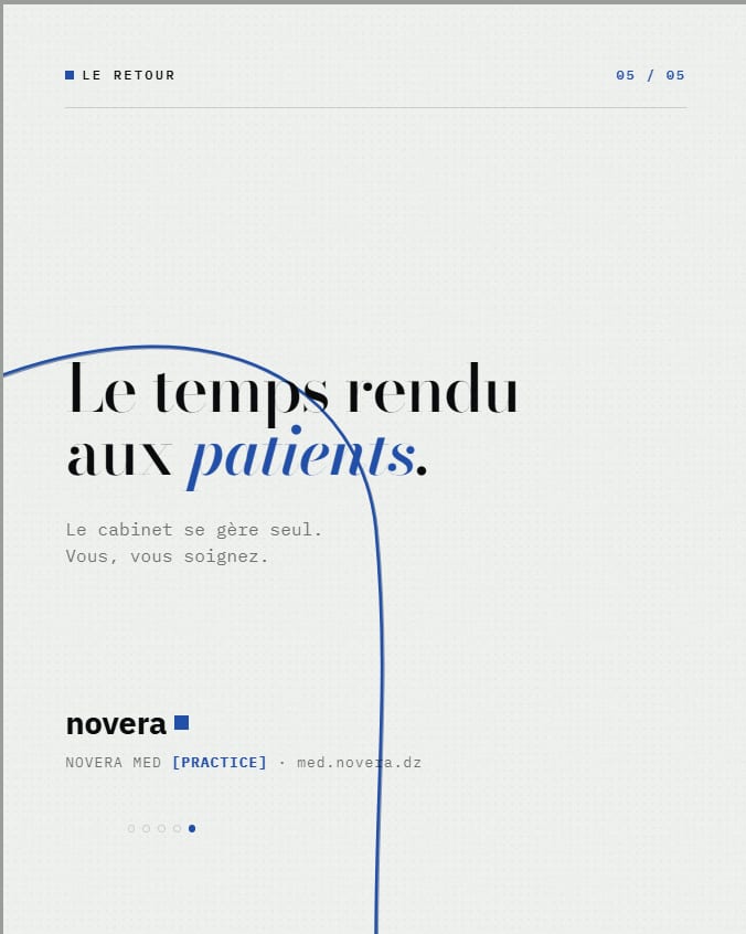 Novera MED — Le SaaS de gestion du cabinet médical — 6