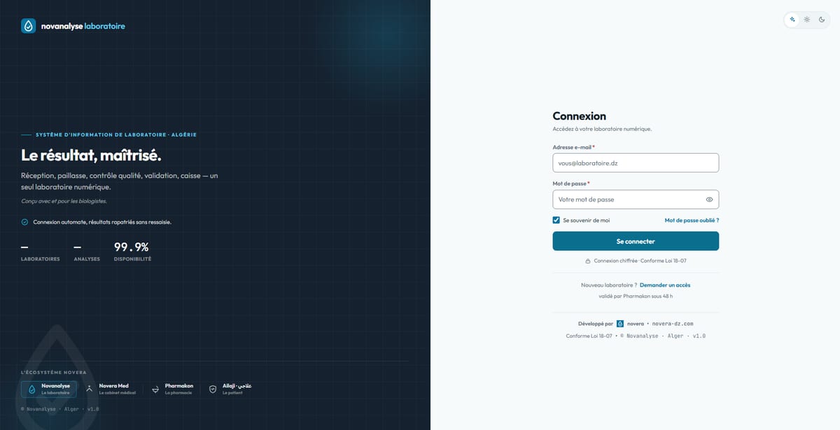 Novanalyse — L'ERP intelligent du laboratoire